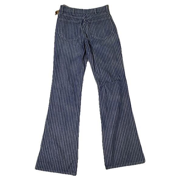 NEW REFORMATION MACGRAW JEANS MESA STRIPE SZ 27 FLARED - Picture 8 of 9